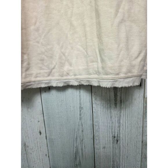 James Perse Fray Hem Pastel Blush Pink Adjustable Strap Cotton Midi Dress Sz. 1 - Picture 4 of 10